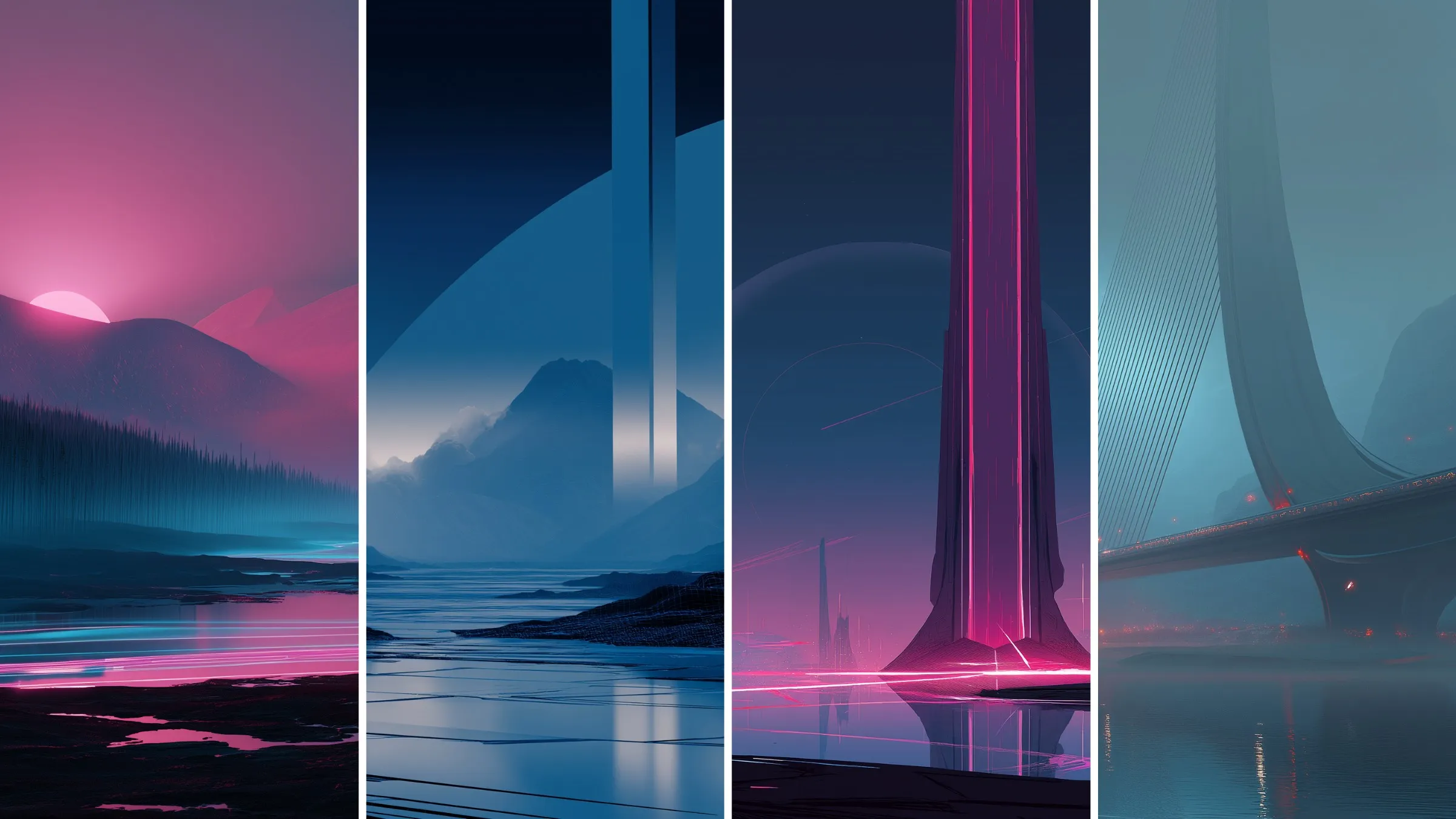 Cyberpunk inspired 5k landscape wallpapers