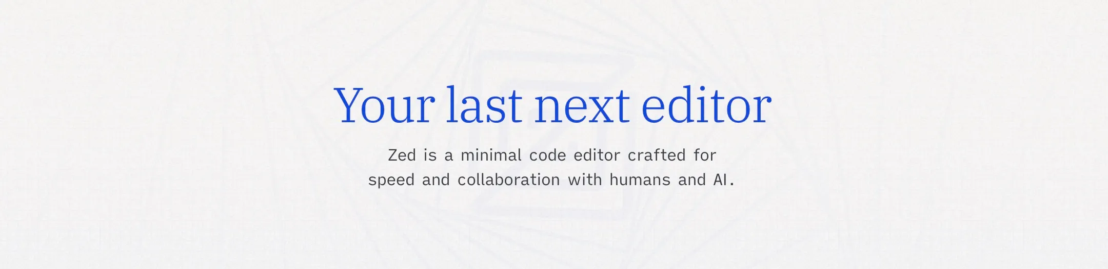 zed editor